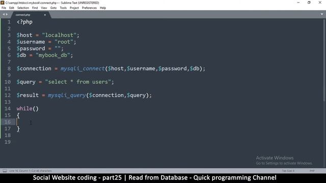Social Website from scratch - Part 25 - Reading from a database | OOP PHP with MYSQL Database смотреть онлайн