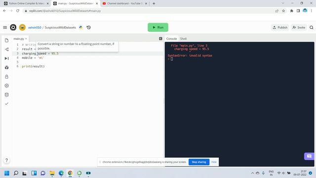 python 3 |variables |write your first code| смотреть онлайн