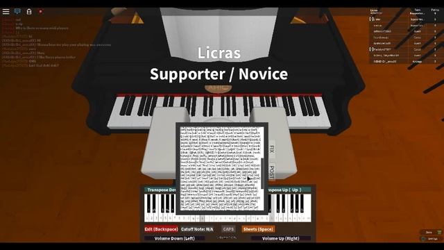 Roblox Virtual Piano: Touhou - Night of Nights (Easy) смотреть онлайн