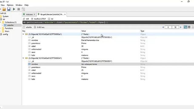 Tarea 5 bases de datos - Consultas mongoDB con Robo3T смотреть онлайн