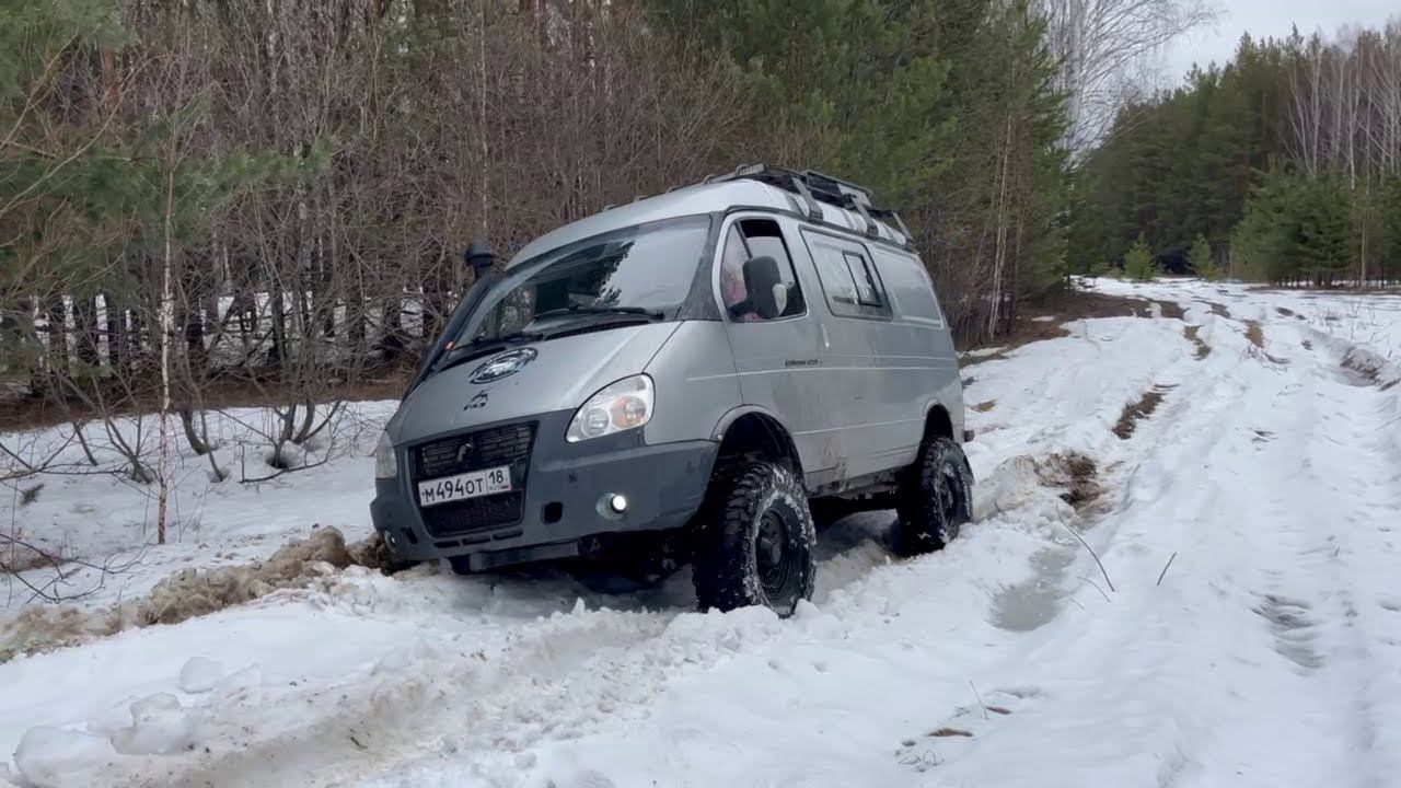На Соболе 4х4 в поисках первой грязи 2024. Выехали с Наташей подышать! смотреть онлайн