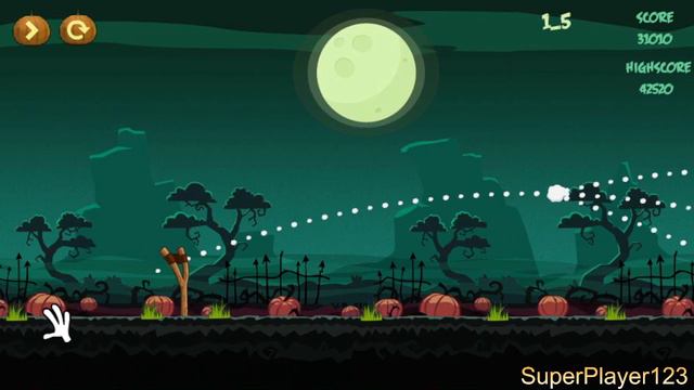 Angry Birds Halloween HD (Flash Game)