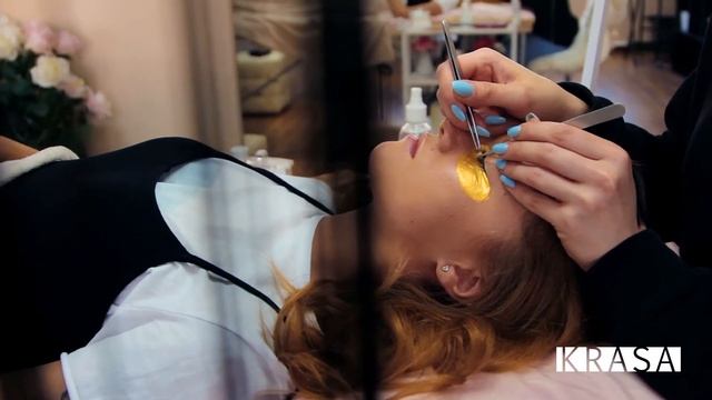 Как наращивать ресницы. Двойной объем смотреть онлайн