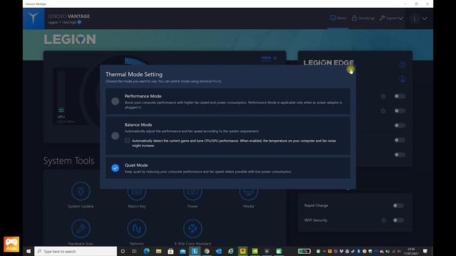 Lenovo Legion 7 (2021) battery life improvement смотреть онлайн
