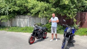 Осмотр новых мотоциклов Yamaha mt07 и Yamaha mt09 2021/2022 год