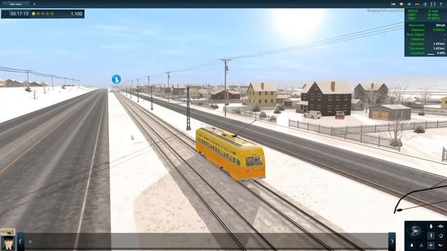 Trainz: A New Era | No Commentary | Season Town Streetcar Snow | Full Route 5 Star смотреть онлайн