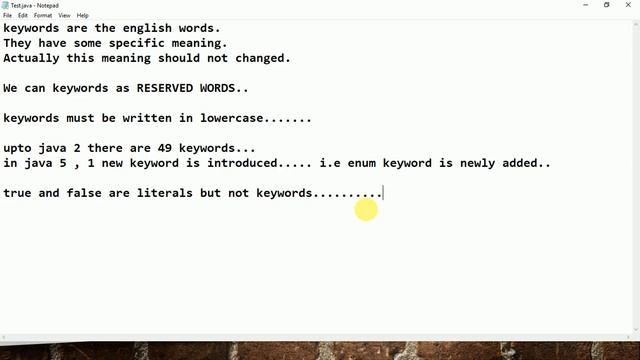 Java tutorials in English Part 2 Keywords смотреть онлайн