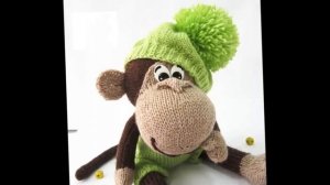 Классные вязаные  обезьяны  Схемы