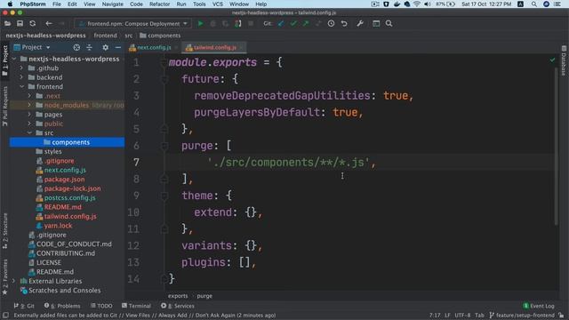 #4 Add TailwindCSS to a NextJS Application | Next.js - Configure Tailwindcss and SASS PostCSS смотреть онлайн