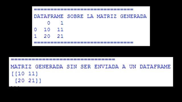 PYTHON PANDAS 00076 creando DATAFRAMES a partir de matrices de NUMPY смотреть онлайн