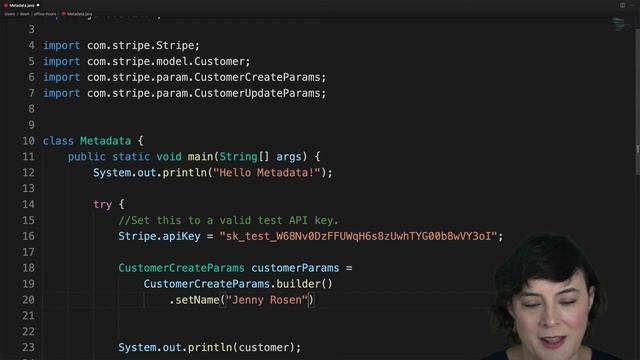 Metadata in stripe-java смотреть онлайн