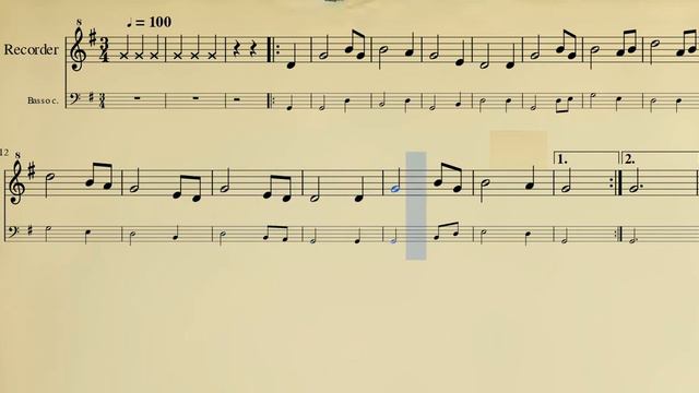 Amazing Grace for Soprano Recorder with Backing Track смотреть онлайн