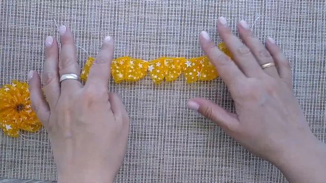 Бантики из органзы "Простые ромашки" смотреть онлайн