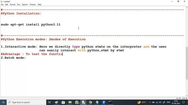PYTHON tutorials || Demo - 3 || by Mr. Vijay On 07-09-2023 @10PM IST смотреть онлайн
