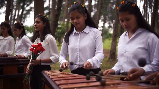 Marimba Brisa del Hunahpú interpreta - Bajo el cielo azul смотреть онлайн