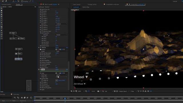 After Effects Tutorial - Stardust 3D Landscape смотреть онлайн