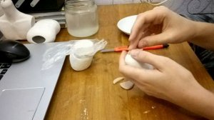 7 Шарнирная кукла: лепка тазобедренного шарнира