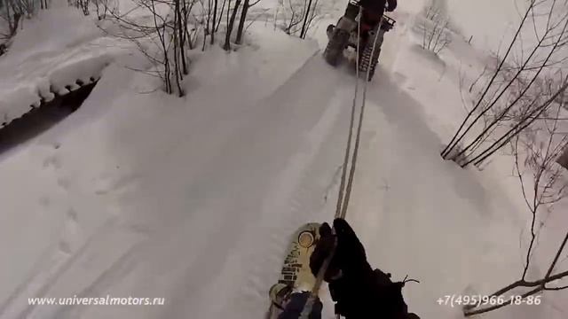 Apache Track 180cc And Snowboard