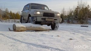 Тойота Ленд Круизер 80 - выезд в лес, проверка геометрии подвески