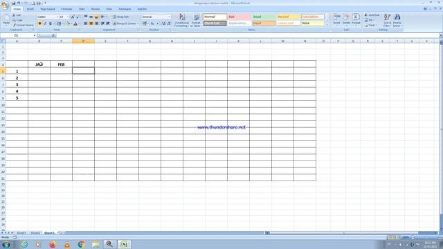 EXCEL WORK : INSERTING ROW & COLUMNS смотреть онлайн