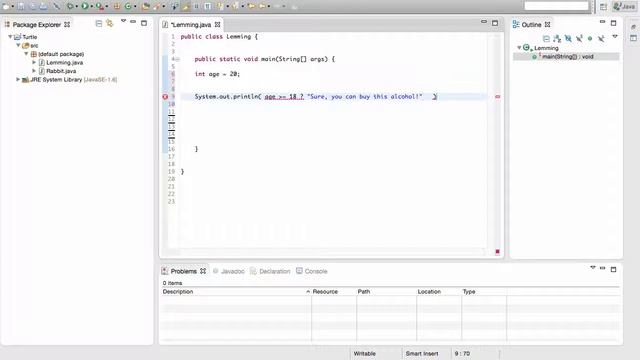 Conditional Operator - Java Programming Tutorial #18 (PC / Mac 2015) смотреть онлайн