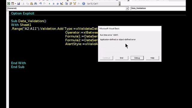 52 – Excel VBA Code to Set Data Validation | Excel Automation | #excelsteps смотреть онлайн