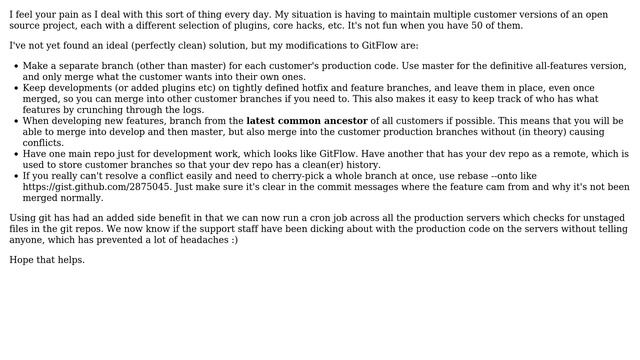 Software Engineering: What is an effective git process for managing our central code library? смотреть онлайн