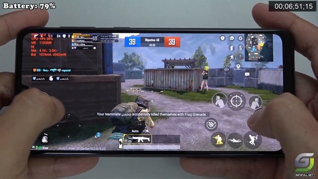 Samsung Galaxy A33 test game PUBG Mobile смотреть онлайн