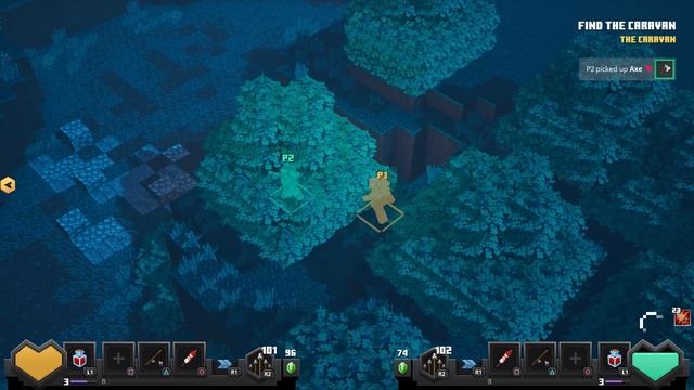 Let's Play Minecraft Dungeons PS4 Pro Console | Couch Co-op Multiplayer Gameplay Episode 1 (P+J) смотреть онлайн