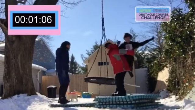 AWESOME Obstacle Course Challenge (Part 3) смотреть онлайн