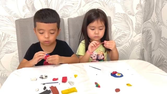 Ермексазбен жұмыс жасап үйрену | Лепим из пластилина, учимся лепить | смотреть онлайн