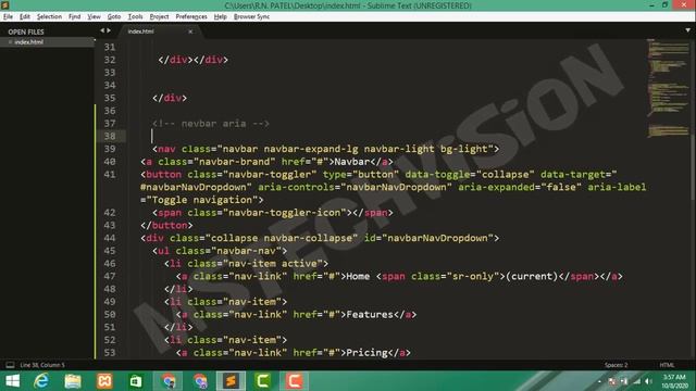 Responsive nevbar With Bootstrap 4 (Hindi) #03|| How to create responsive nevbar mstechvision смотреть онлайн