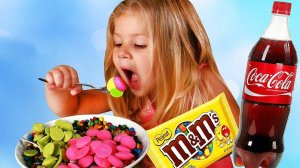 Bad Baby Real Food vs Candy Food Johny Johny Yes Papa Nursery Rhymes Songs for babies and toddlers