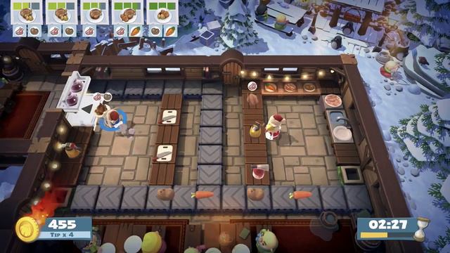 Overcooked! All You Can Eat- Extra Trimmings Festive Seasoning Level 1-5 смотреть онлайн