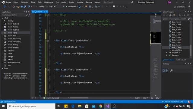 Bootstrap Dersleri -27- Jumbotron смотреть онлайн