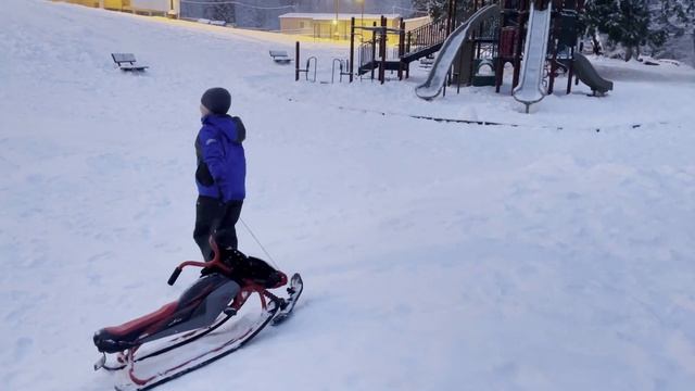 Зима в Сиэтле | Снег | Санки | Веселье | Коля смотреть онлайн
