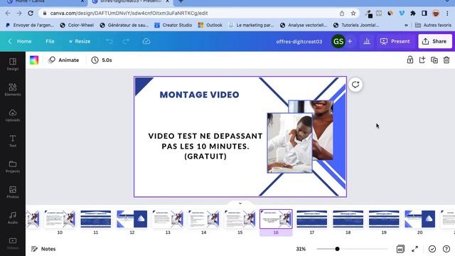Comment Convertir un fichier Canva en PowerPoint en une minute CHRONO смотреть онлайн