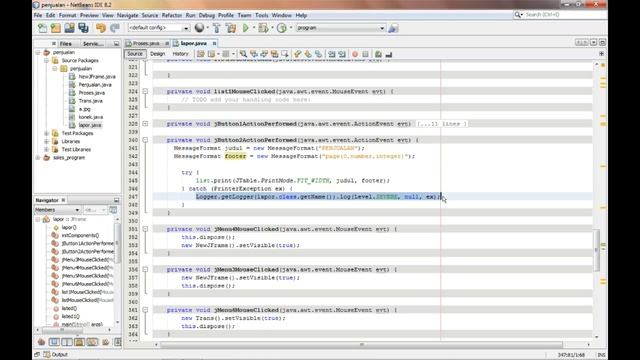 Tutorial tombol print simple di java netbeans смотреть онлайн