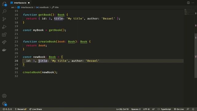 Interfaces TypeScript - Curso Typescript desde cero смотреть онлайн
