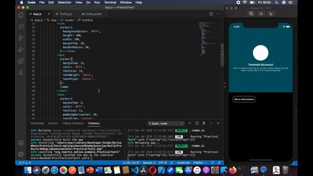 REACT NATIVE responsive UI screen and text [Tutorial] Part 2 #reactnative #reactnativetutorial смотреть онлайн