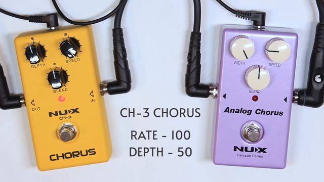 NUX CH-3 Chorus VS NUX Analog Chorus (Reissue Series)