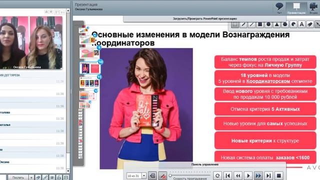 "AVON БИЗНЕС ПЛАН УСПЕХА" Вебинар смотреть онлайн