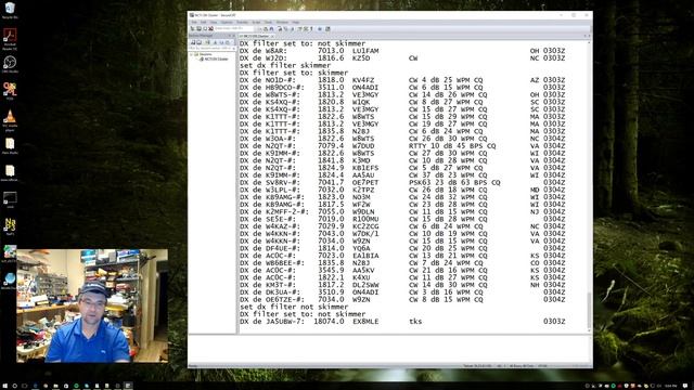 NC7J DX Cluster Telnet Connection Introduction смотреть онлайн