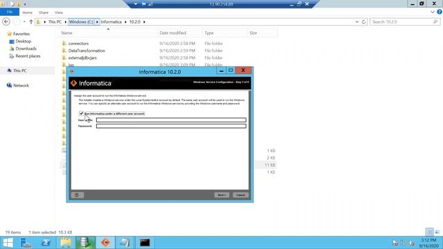 Informatica 10 2 Server installation on Windows Server 2012 смотреть онлайн