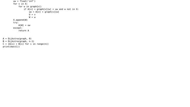 Code Review: Dijkstra's algorithm in Python смотреть онлайн