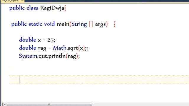 Math.sqrt in java and write comment {Computer Science} смотреть онлайн