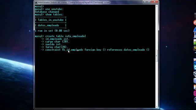 CREAR LLAVES PRIMARIAS Y LLAVES FORANEAS METODO2 7 | CURSO DE MYSQL INTENSIVO | смотреть онлайн
