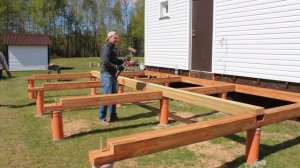 СТРОИМ ТЕРРАСУ СВОИМИ РУКАМИ В ЛЮБИМОЙ ДЕРЕВНЕ