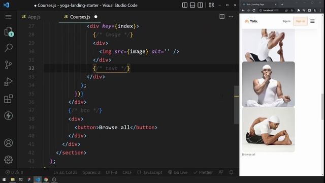 Build A Yoga Website Using React JS And Tailwind CSS смотреть онлайн