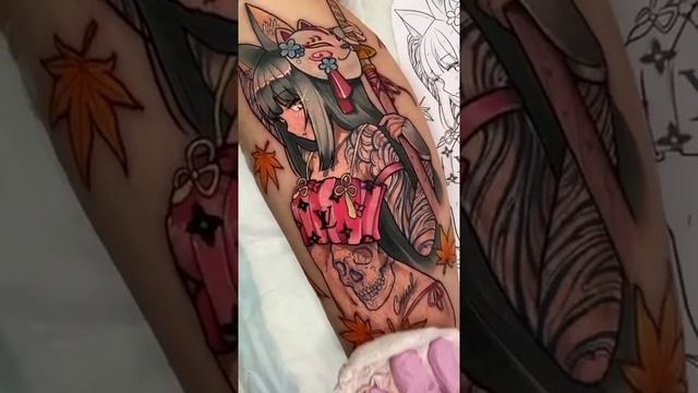 Tattoo Anime #6 #Shorts